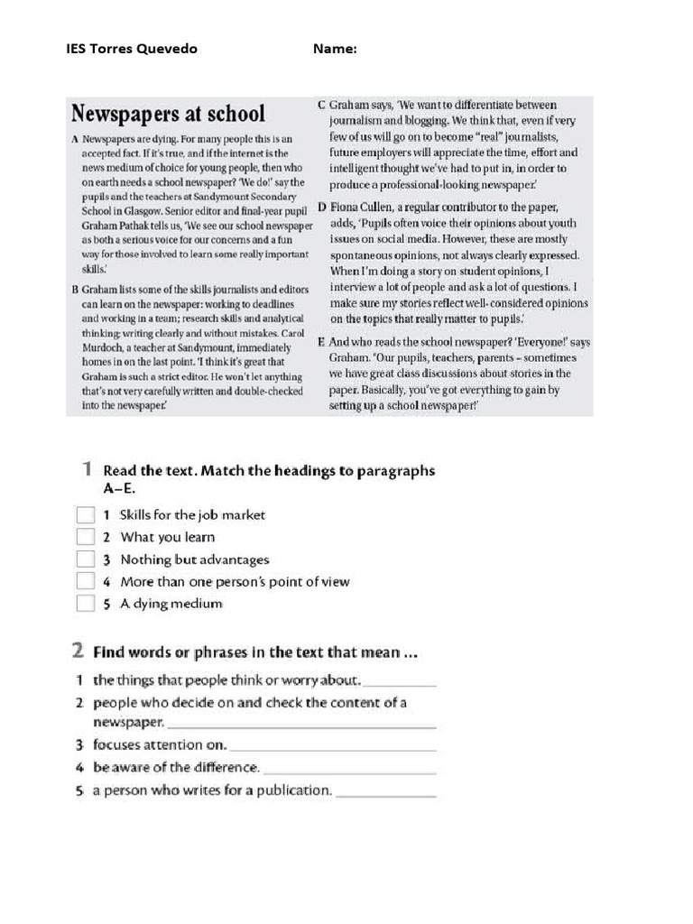 Exam Reading | PDF