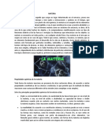 Materia e Importancia de La Almientación Adecuada