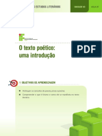 Aula 7 - O Texto Poético - Uma Introdução PDF