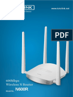 Mbps Wireless N Router: Model No