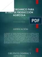 Abono Organico para El Uso de Produccion Agricola PDF