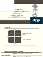 DesnutriciÃ N ValoraciÃ N Nutricional, ClasificaciÃ N, Tratamiento