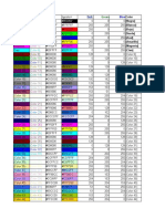 Colores RGB Excel