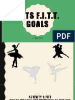 Sets F.I.T.T. Goals: Lesson 3