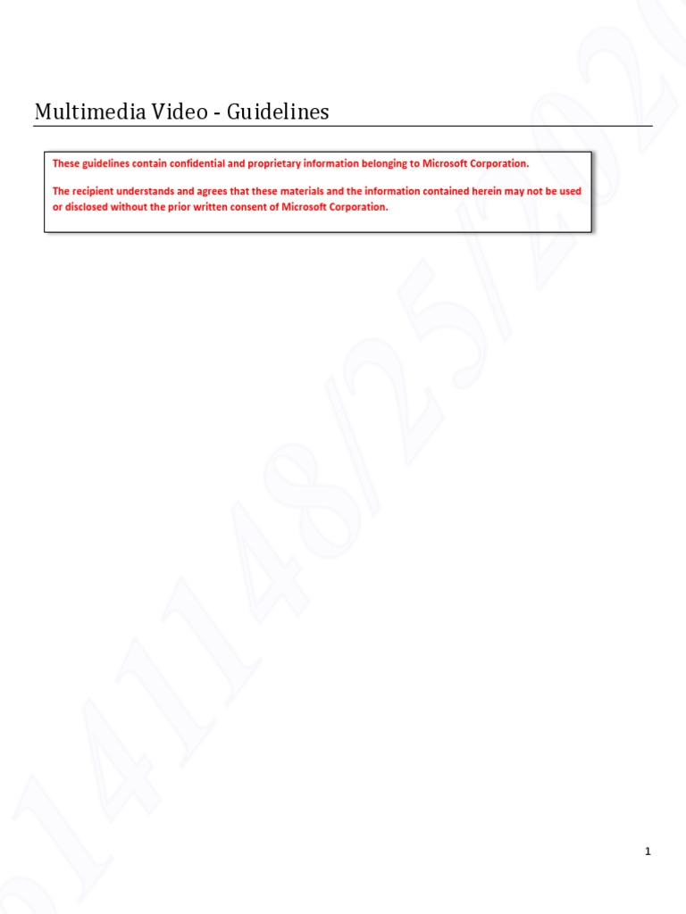 Microsoft Video Query Guidelines | PDF | Information Retrieval | Web ...