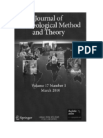 Journal of Archaeological Method and Theory 2010