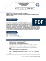 Ecuaciones diferenciales por sustitución