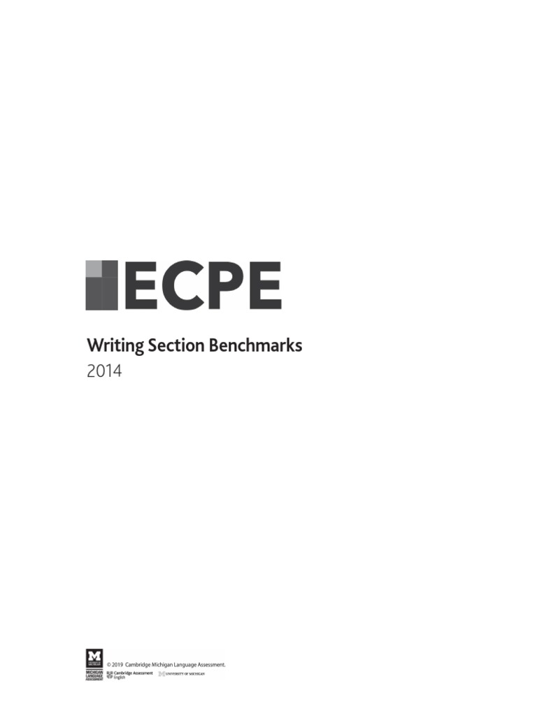 ECPE Writing Benchmarks PDF | PDF | Vocabulary | Rhetoric