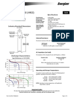 ENERGIZER NH12-700 (HR03) : Product Datasheet