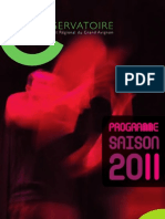 Download Conservatoire du Grand Avignon  programme de la saison artistique 2011 by Grand Avignon SN47884675 doc pdf