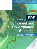Cambridge IGCSE Combined and Coordinated Sciences Biology Workbook Sample 9781316631041