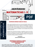 Presentación de Actividades Matemáticas PDF