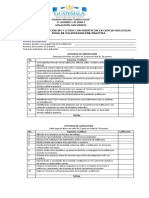 Ficha de calificación pre-practica colegio privado Santa Lucia