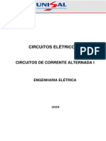 Circuitos Monofasicos de Corrente Alternada I - 2020