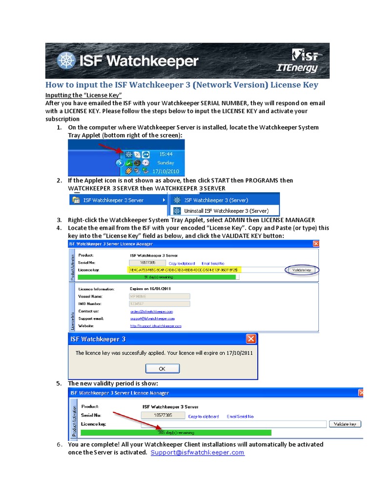 WK3 NW How To Input The License Key PDF | PDF
