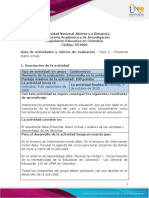 Guia de Actividades y Rúbrica de Evaluación - Paso 2 - Presentar Diario Virtual y Análisis de Las Ventajas y Desventajas de Los Decretos