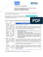 Beyond The Classroom! Designing Activities To Help Learners Use The Lesson Target Language in A Productive Skill Instructions For Project Task 2C