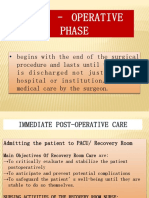 Postop For Module 4