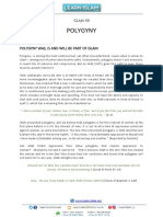 Class 10 Polygyny PDF