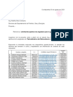 Carta para Abrir Termodinamica de Hidro II-2020