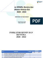 #3 Indikator RPJMN, Renstra Dan Indikator Program Gizi - Final