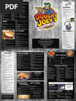 Doughy Joey's Menu