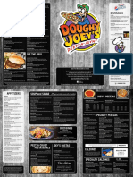 Doughy Joey's Menu