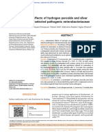 Antibacterial Effects of Hydrogen Peroxide and Sil