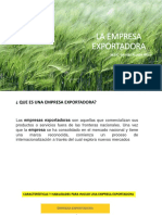 La Empresa Exportadora