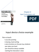 Input Technologies and Techniques