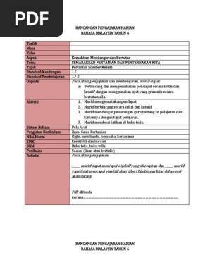 Unit 30 Pertanian Sumber Rezeki Pdf