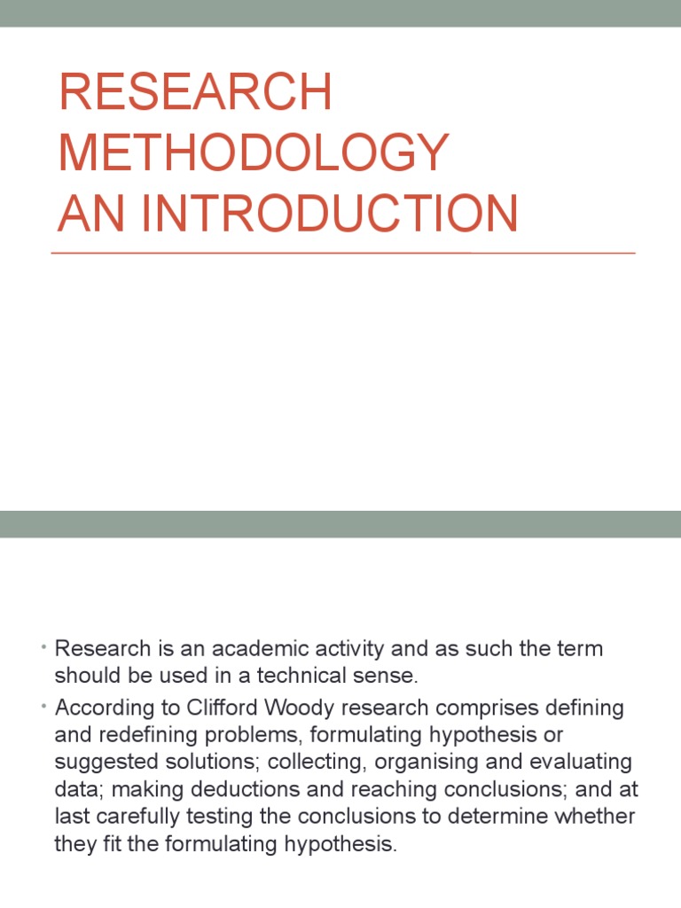 Research Methodology Overview | PDF | Scientific Method | Hypothesis