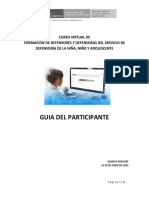 Guía Del Participante Curso Virtual de Formacion de Defensores 22-28 Junio 2020