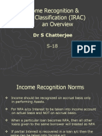 Income Recognition & Asset Classification (IRAC) Overview