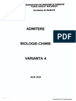 Admitere + Barem MG 2018 Bio Chimie V4 PDF