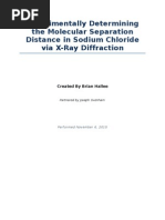 Download Xray Diffraction Report by Brian Hallee SN47887755 doc pdf