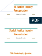 Katie-Jo Crocker Social Justice Inquiry Presentation 1