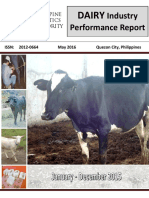 Dairy Industry Performance Report