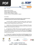 SCDF Approval for Change of Use | PDF | Fire Safety | Public Sphere