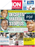 Deceptive Matrix Won'T Stop Us: ... in Another Mukula Scam