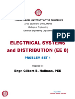 Electrical Systems and Distribution (Ee 8) : Problem Set 1