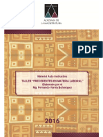 Unidad 2 Taller - Manual Autoinstructivo Precedentes en Materia Laboral PDF