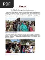 We Fight For The Hope of A Better Tomorrow: and A Social Activist From Gaya (Bihar)