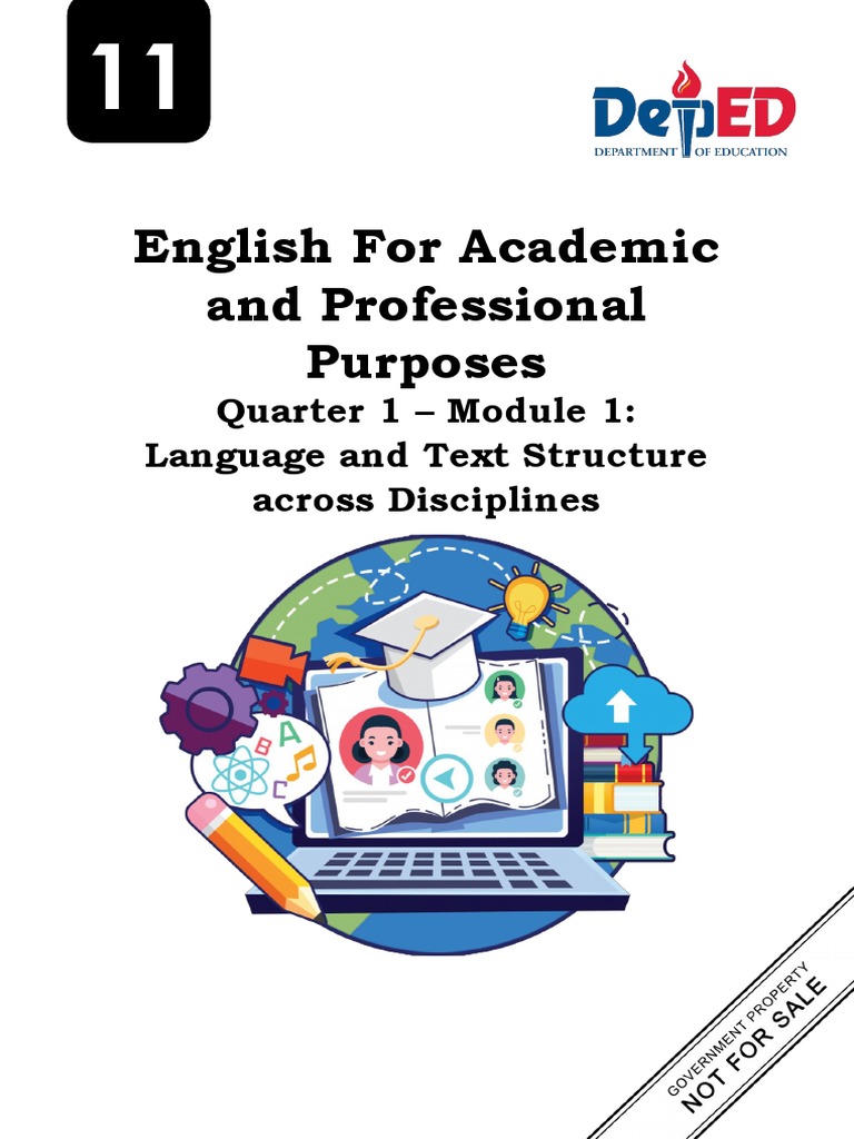 Q1 - English For Academic and Professional Purposes 11 - Module 1 PDF ...