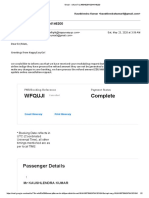 Wfquji Complete: Passenger Details