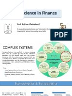 Complex Systems and Financial Markets