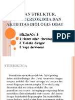 PPT Tugas Hubungan Struktur Aspek Stereokimia Dan Aktifitas Biologis