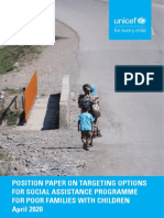 Position Paper On Targeting Options For Social Assistance Programme