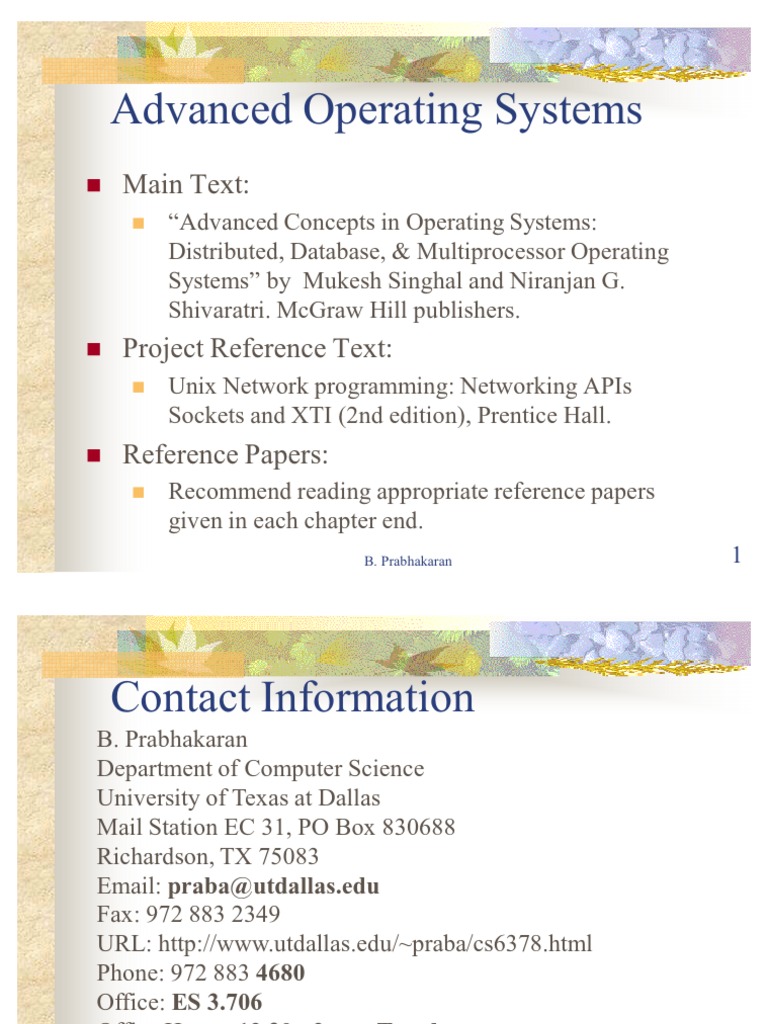 aos1 | Message Passing | Operating System .