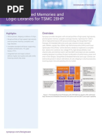 Duet Embedded Memories and Logic Libraries For TSMC 28HP: Highlights